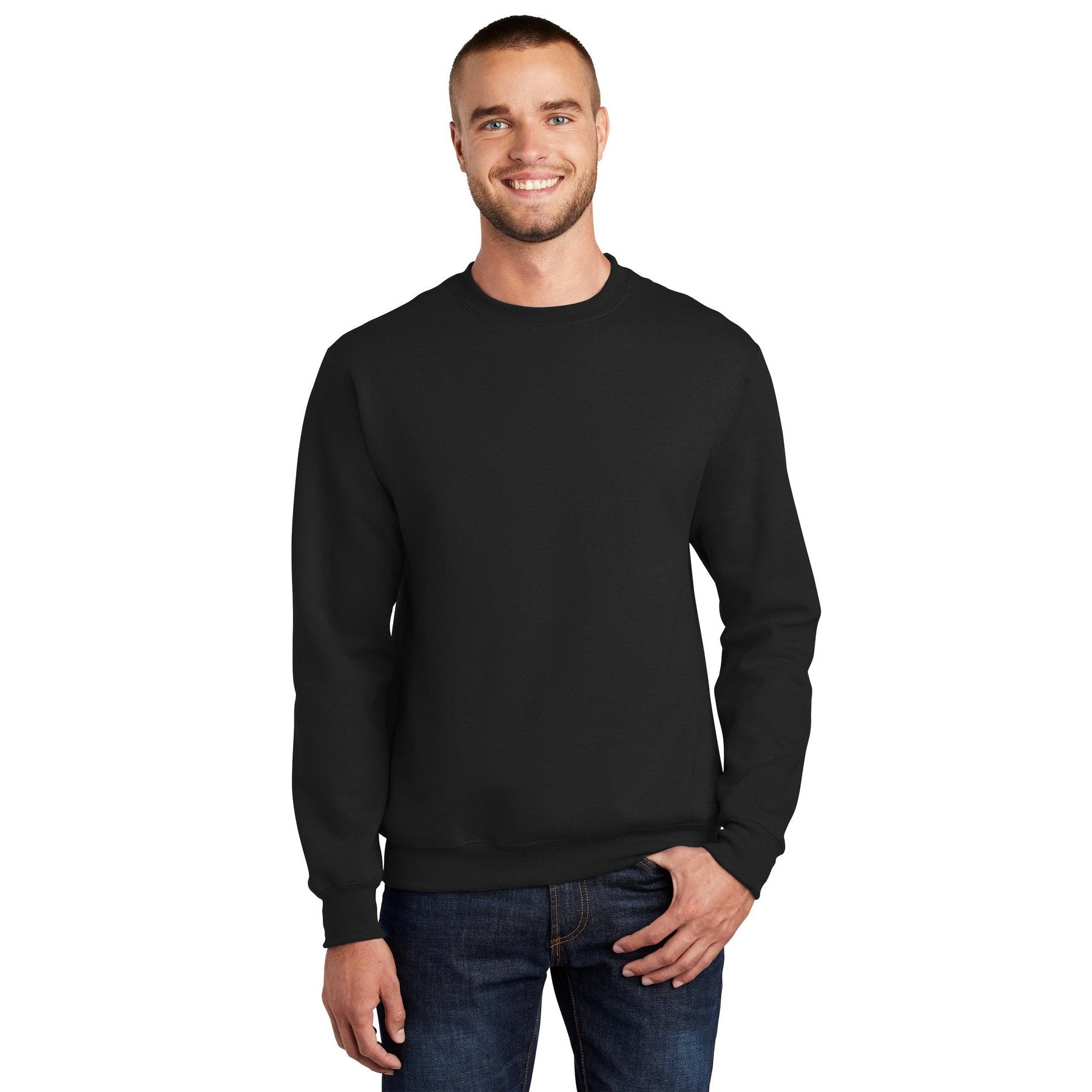 Port & Company-Port & Company® - Essential Fleece Crewneck Sweatshirt. PC90-MedTech-6